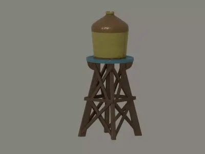 Water Tower 3D model