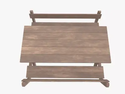 Picnic Table 3D model