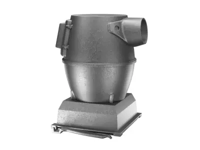 Cast Iron Wood Stove  3D model