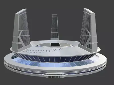 Star Labs CW The Flash Arrowverse 3D Model Low-poly 3D model