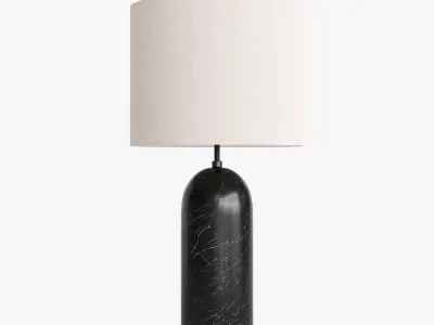 Lamp Floor Gubi Gravity XL Low 3D model