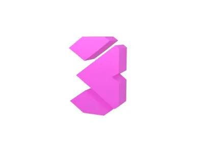 Sci-Fi Number 3 v1 004 Low-poly 3D model