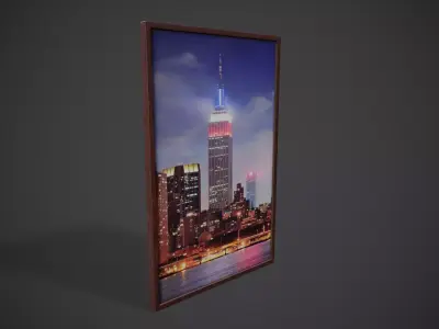 Wall Paint 02 Low-poly 3D model