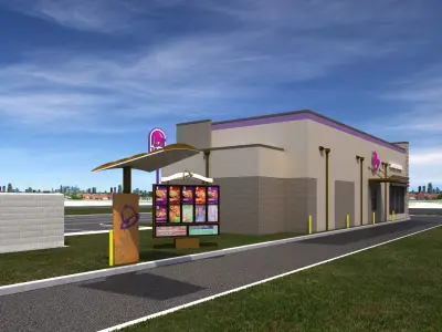 Taco Bell 3D model