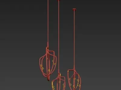Lamparas modernistas 3D model