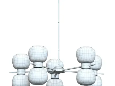 Crate and Barrel - Pearson Chandelier 3D model
