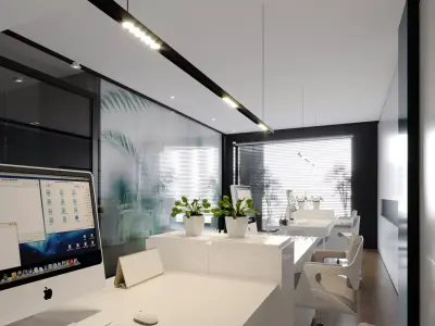 Office 3d corona 3d max 2020 3D model