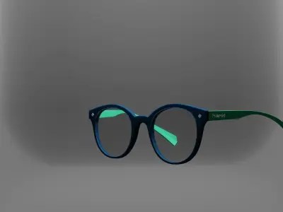 Polaroid Sunglasses 02 for Augmented Reality Low-poly 3D model