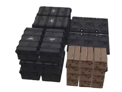 Military Storage Container and  Crate 3D Model 3D model