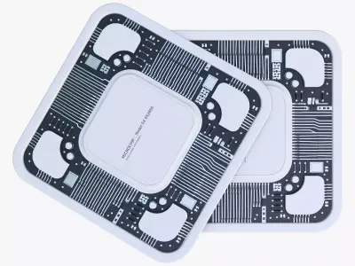 SciFi Microchip Board M1 3D model