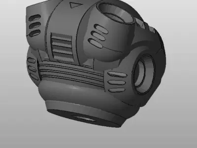 CHIBI-TECH SD - POSEIDON CORE  3D print model