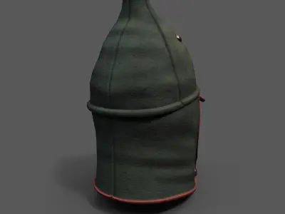 Helmet Hat Russian Soviet Army combat  Low-poly 3D model
