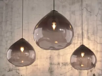 Parison Pendant Light 3D model