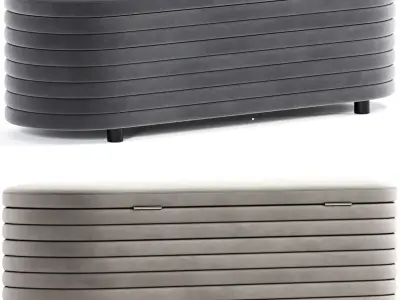 Jaymie Storage Bench 3D model