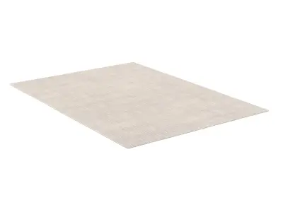 SAAVI HAND-KNOTTED SILK and WOOL RUG 3D model