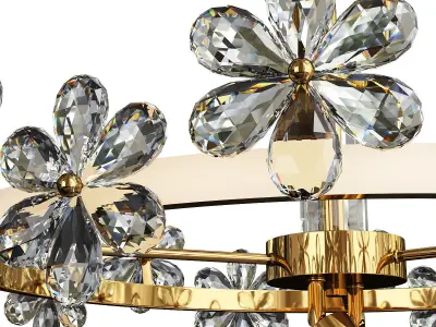 FLORENTINA chandelier  Low-poly 3D model