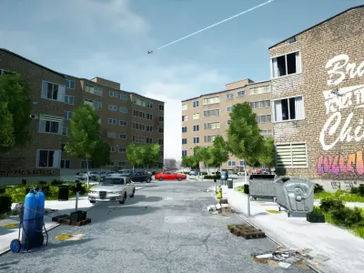 Parkway Garden Homes - O Block Chicago 3D model 3D model