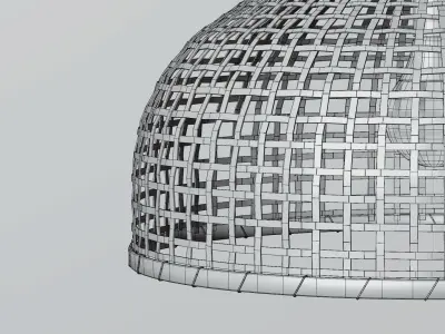 GOTTORP Pendant lamp shade IKEA 3D model