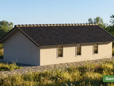 Modern Garden Shed Backyard Studio - MorisonDesign 3D model