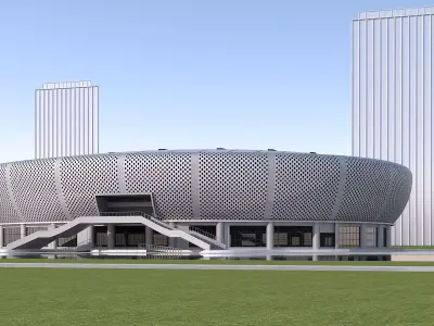 Building 09 3D model