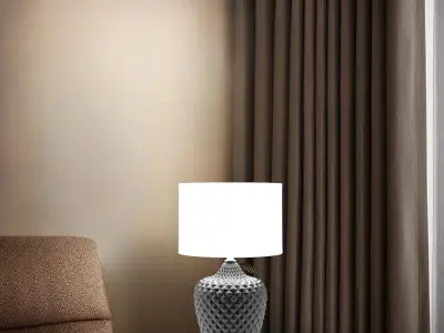 Table Lamp 3D print model 9