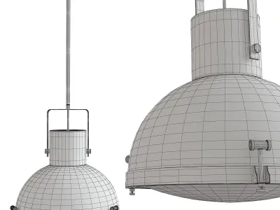 Nautique Pendant Light Low-poly 3D model