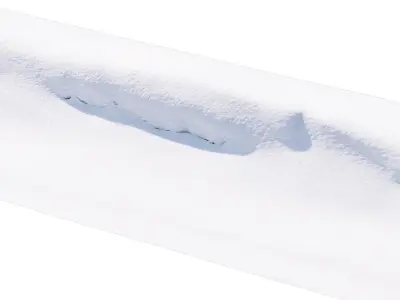 Mini snow cliff  3D model