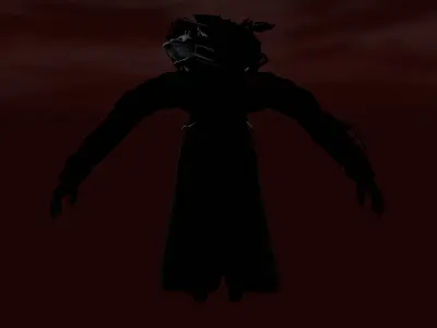 Skibidi Toilet Infected Titan TVMan  Low-poly 3D model