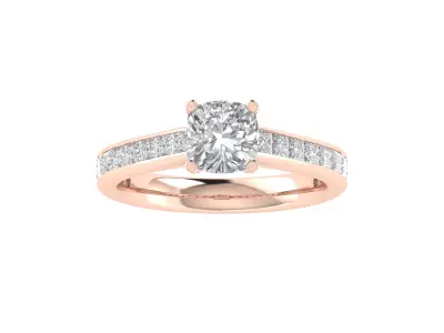 Women Ring  Render 3dm STL OBJ FBX TXT Details 3D print model 4