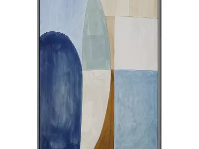Abstract Painting Frame set 3D model 663