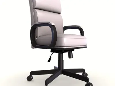 office chair executive 008 Low-poly 3D model