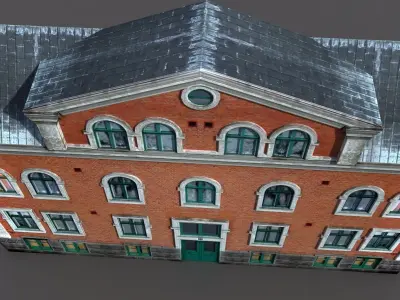 Apartment House 50 Low-poly 3D model