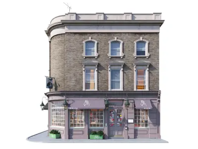 Building at old church st 35 London 3D model