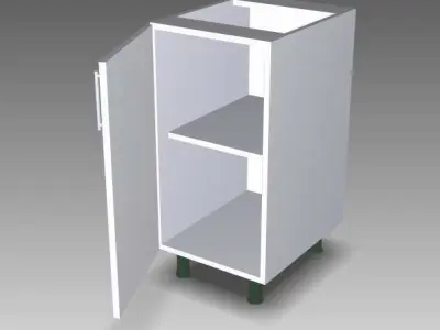 KitchenBox TextureFree Free 3D model get