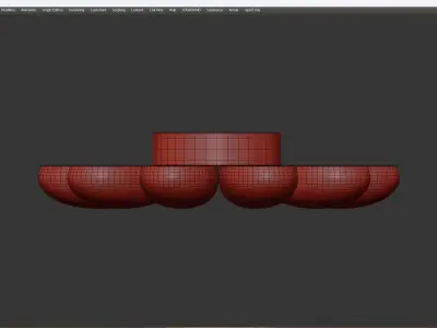 De Markt madlen Low-poly 3D model