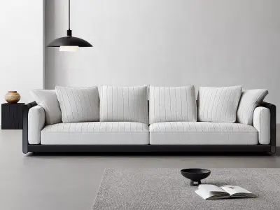 Industrial Living Interior scene 3D model