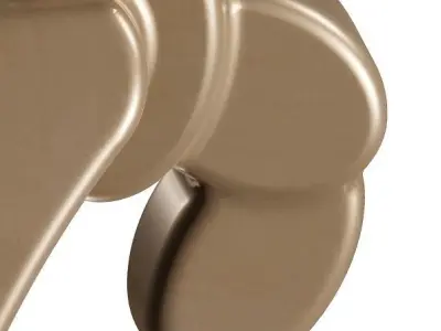 Wooden Robot Toy 3D model