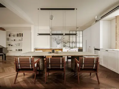  villa interior scenes 3D model get