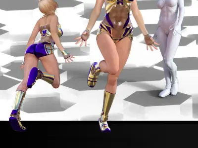 Sci fi dress GENESIS 2 3D model