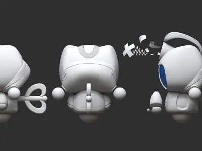 Robot 009 3D model