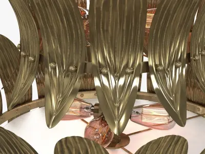 arteriors Analise Two Tier Chandelier 3D model