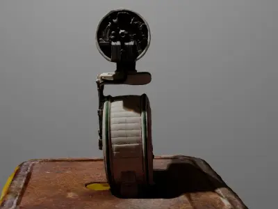 D-0  3D Model  Low-poly 3D model