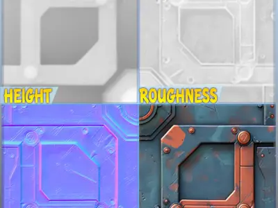 Sci-FI Seamless Texture Texture 12