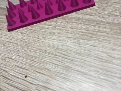 bird spikes 3D print model