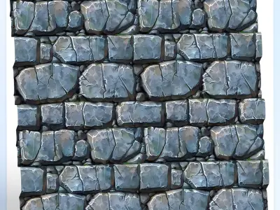 Stylized Wall Seamless Texture Texture 128