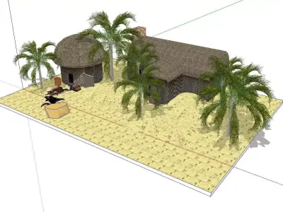 Creative Design-Holiday Cabin-0126 3D model