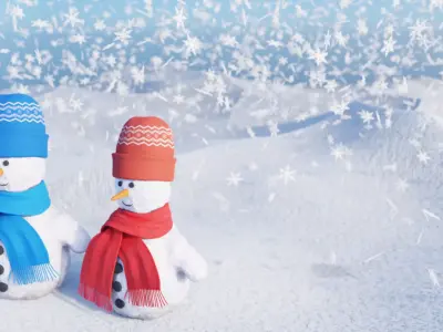 -Winter Scene- 3D model