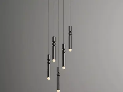 Ceiling light 3D model 109