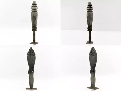 Wooden Sculptures Free 3D model