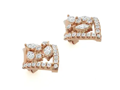 Light wt Pendant Earrings Set 3dm stl obj mtl gltf glb renders  3D print model